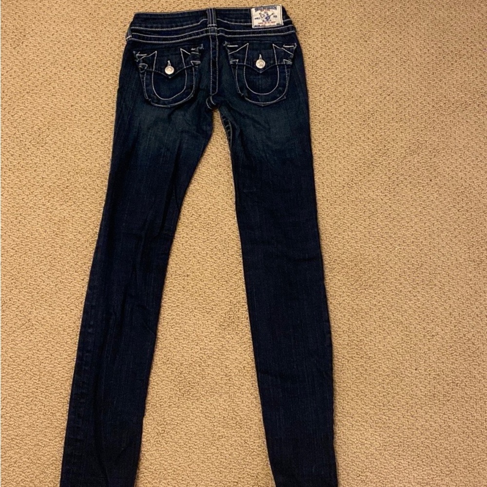 🚫SOLD🚫 True Religion Dark Denim Skinny Jeans
